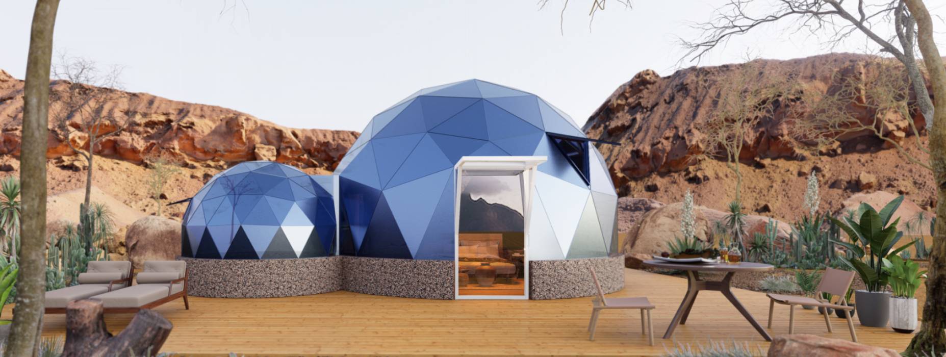 利州区球形智能光伏玻璃星空房